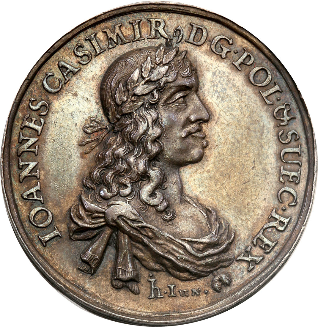 Jan II Kazimierz. Medal wybity z okazji Pokoju w Oliwie 1660 - RZADKOŚĆ